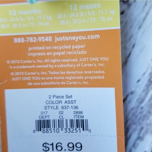 I love Santa pajamas for 12 month Old. Two per set! - Picture 4 of 5